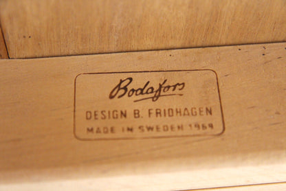 Tavolo rettangolare "Reno" Bertil Fridhagen design svedese vintage anni 50 [sw28143] misure L.145+50 H.73,5 P.89