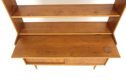 Libreria design svedese vintage anni 60 [sw28145] misure L.120 H.163 P.42