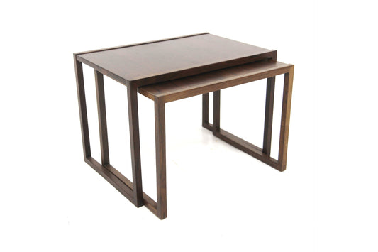 Tavolini Tris design svedese vintage anni 50 [sw28158] misure L.55 H.40 P.38