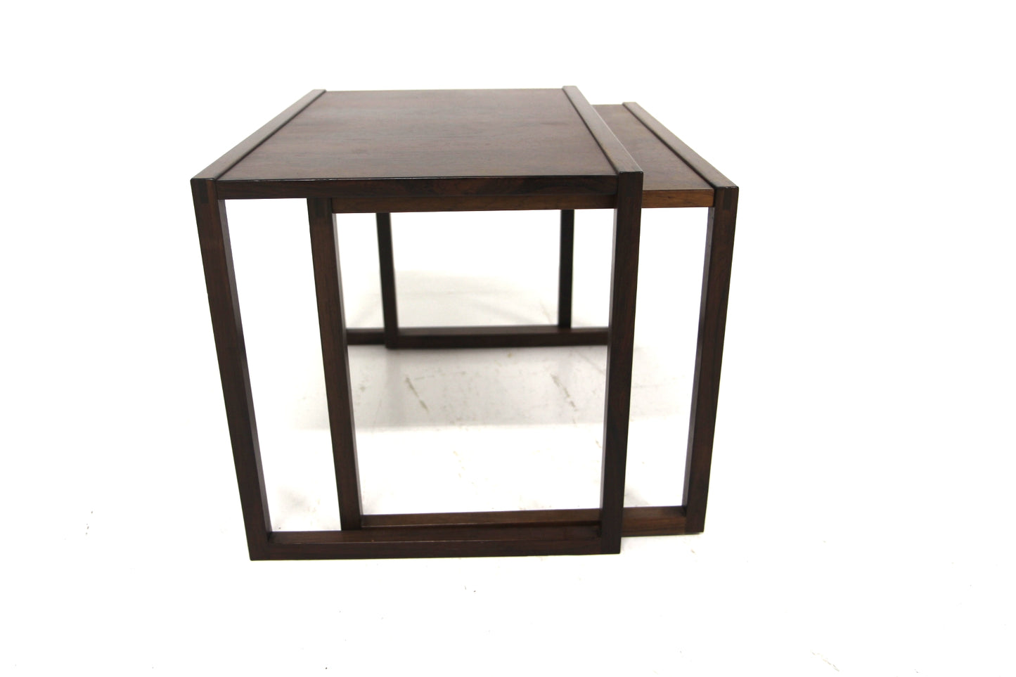 Tavolini Tris design svedese vintage anni 50 [sw28158] misure L.55 H.40 P.38