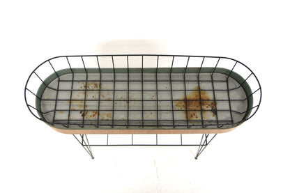Fioriera design svedese vintage anni 50 [sw28160] misure L.80 H.65 P.27