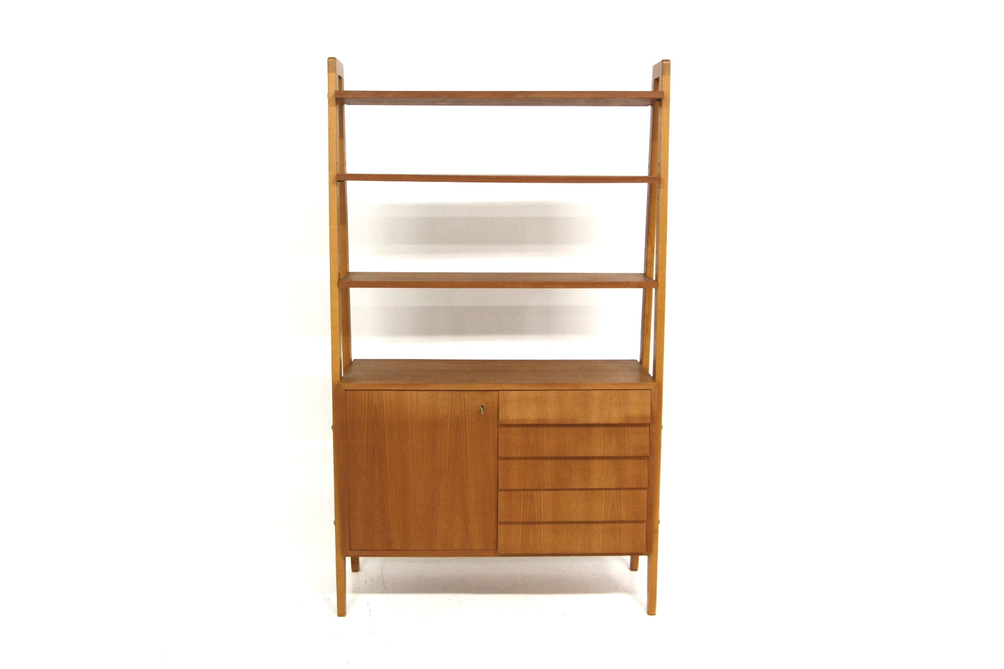 Libreria "Tema" Gillis Lundgren design svedese vintage anni 60 [sw28166] misure L.100 H.170 P.35
