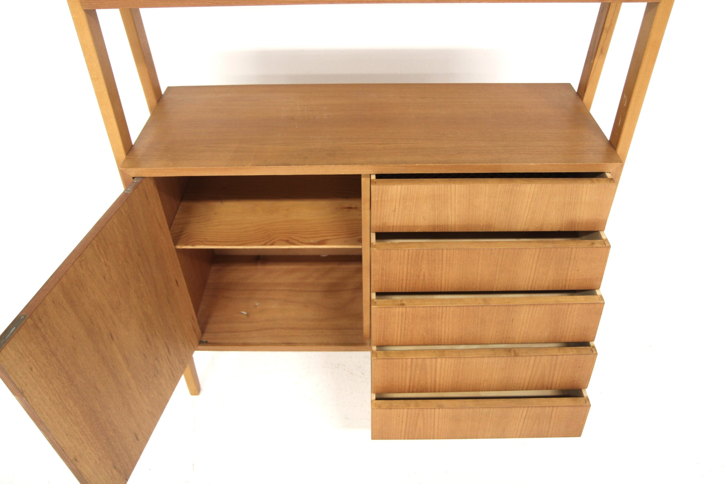 Libreria "Tema" Gillis Lundgren design svedese vintage anni 60 [sw28166] misure L.100 H.170 P.35