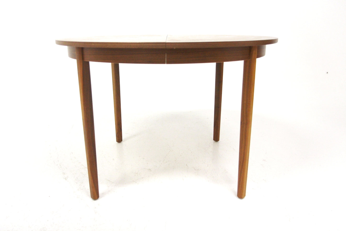 Tavolo rotondo design svedese vintage anni 60 [sw28176] misure L.110 +59 +59 H.74