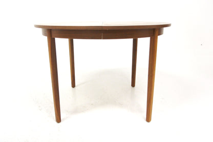 Tavolo rotondo design svedese vintage anni 60 [sw28176] misure L.110 +59 +59 H.74