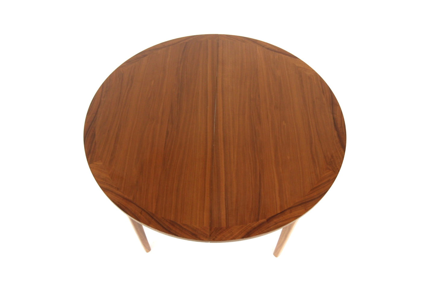 Tavolo rotondo design svedese vintage anni 60 [sw28176] misure L.110 +59 +59 H.74