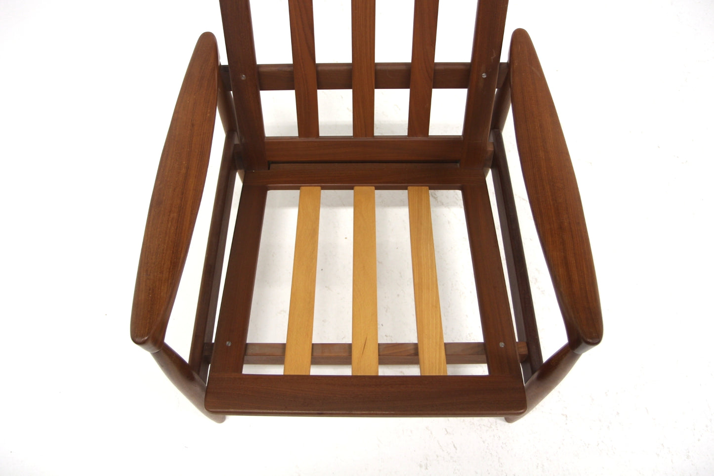 Poltrona modello Kolding Erik Wørtz design svedese vintage anni 60 [sw28192] misure L.71 H.73 P.75