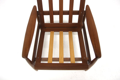 Poltrona modello Kolding Erik Wørtz design svedese vintage anni 60 [sw28192] misure L.71 H.73 P.75