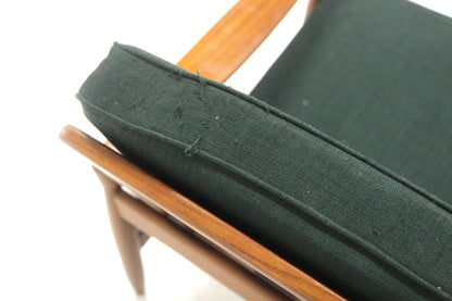 Poltrona modello Kolding Erik Wørtz design svedese vintage anni 60 [sw28192] misure L.71 H.73 P.75