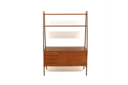 Libreria design svedese vintage anni 50 [sw28204] misure L.115 H.167 P.43