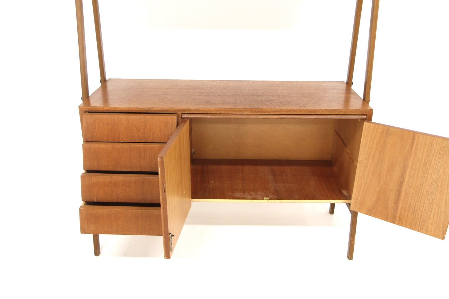 Libreria design svedese vintage anni 50 [sw28204] misure L.115 H.167 P.43