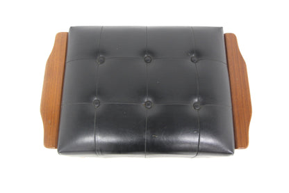 Poggiapiedi design svedese vintage anni 60 [sw28213] misure L.65 H.40 P.42