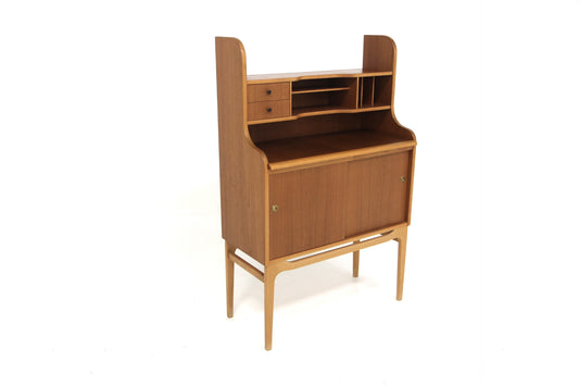 Scrittoio design svedese vintage anni 50 [sw28232] misure L.81 H.125 P.38