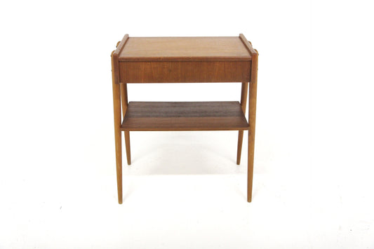 Comodino AB Carlström & Co Möbelfabrik design svedese vintage anni 60 [sw28280] misure L.46 H.52 P.32