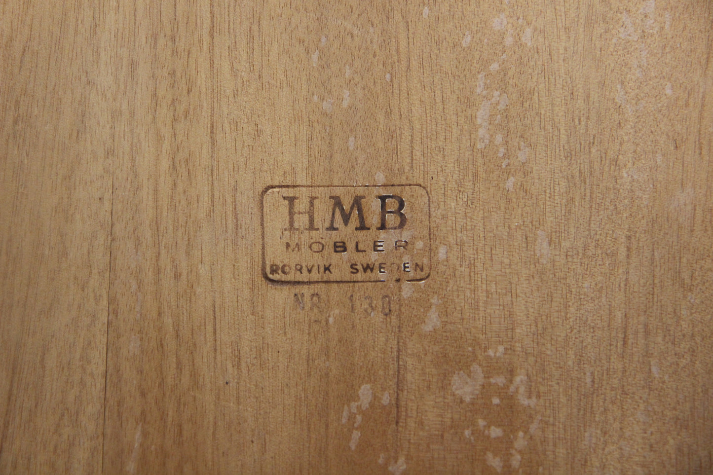 Tavolino "Nr 130" HMB Möbler design danese vintage anni 60 [sw28287] misure L.65 H.50 P.40