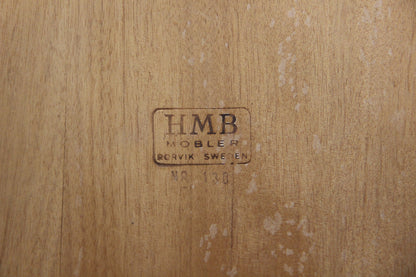 Tavolino "Nr 130" HMB Möbler design danese vintage anni 60 [sw28287] misure L.65 H.50 P.40