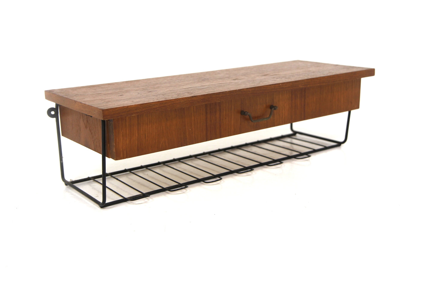 Mensola design svedese vintage anni 50 [sw28323] misure L.60 H.17 P.22