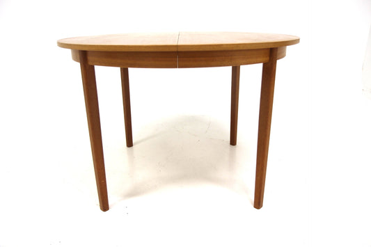 Tavolo rotondo design svedese vintage danese anni 60 [sw28332] misure L.110+59 H.73