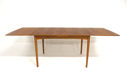 Tavolo rettangolare design svedese vintage danese anni 60 [sw28333] misure L.124+49 +49 H.74 P.84