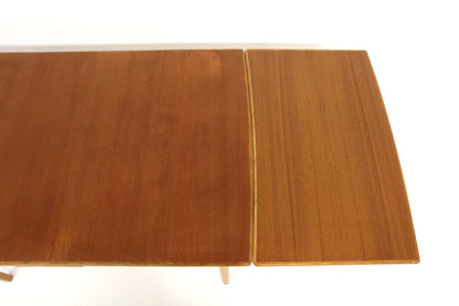 Tavolo rettangolare design svedese vintage danese anni 60 [sw28333] misure L.124+49 +49 H.74 P.84