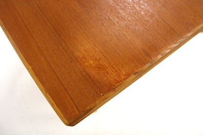 Tavolo rettangolare design svedese vintage danese anni 60 [sw28333] misure L.124+49 +49 H.74 P.84