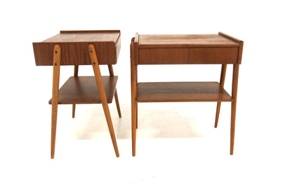 Comodini coppia design svedese vintage anni 60 [sw28441] misure L.60 H.52 P.32