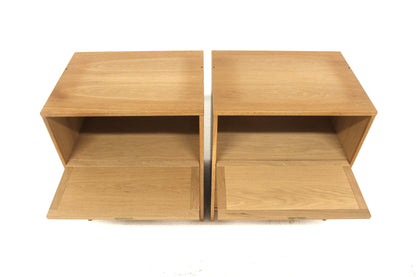 Comodini coppia Atmosfär Åke Hassbjer design svedese vintage anni 60 [sw28443] misure L.60 H.72 P.48