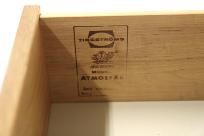 Comodini coppia Atmosfär Åke Hassbjer design svedese vintage anni 60 [sw28443] misure L.60 H.72 P.48