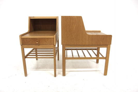 Comodini coppia design svedese vintage anni 60 [sw28477] misure L.35 H.63 P.50