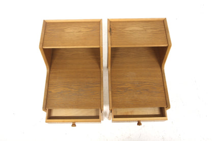 Comodini coppia design svedese vintage anni 60 [sw28477] misure L.35 H.63 P.50