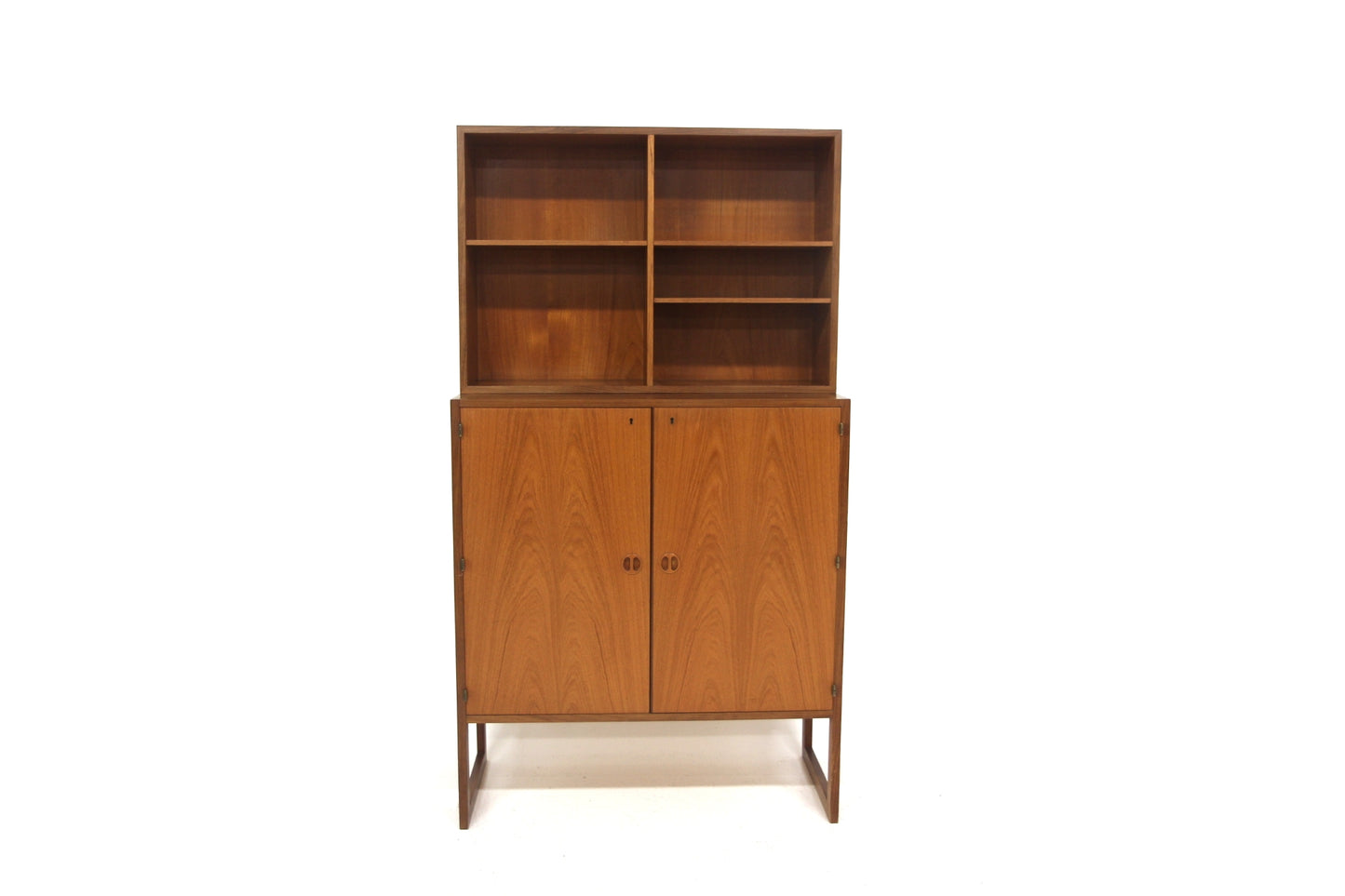 Credenza libreria Varie Arne Wahl Iversen design svedese vintage anni 60 [sw28486] misure L.100 H.182 P.46