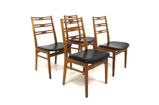 Sedie svedese vintage anni 60 [sw28495] misure L.48 H.85 P.52