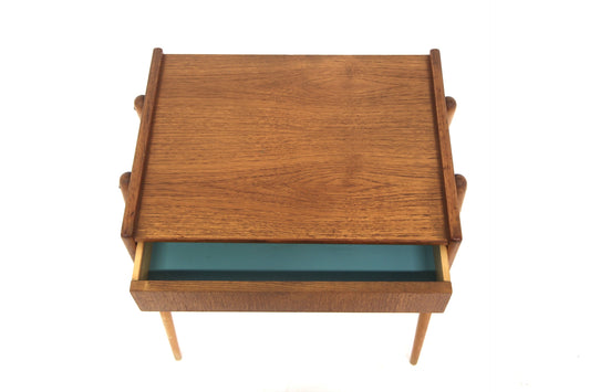 Comodino AB Carlström & Co Möbelfabrik design svedese vintage anni 60 [sw28502] misure L.46 H.52 P.32