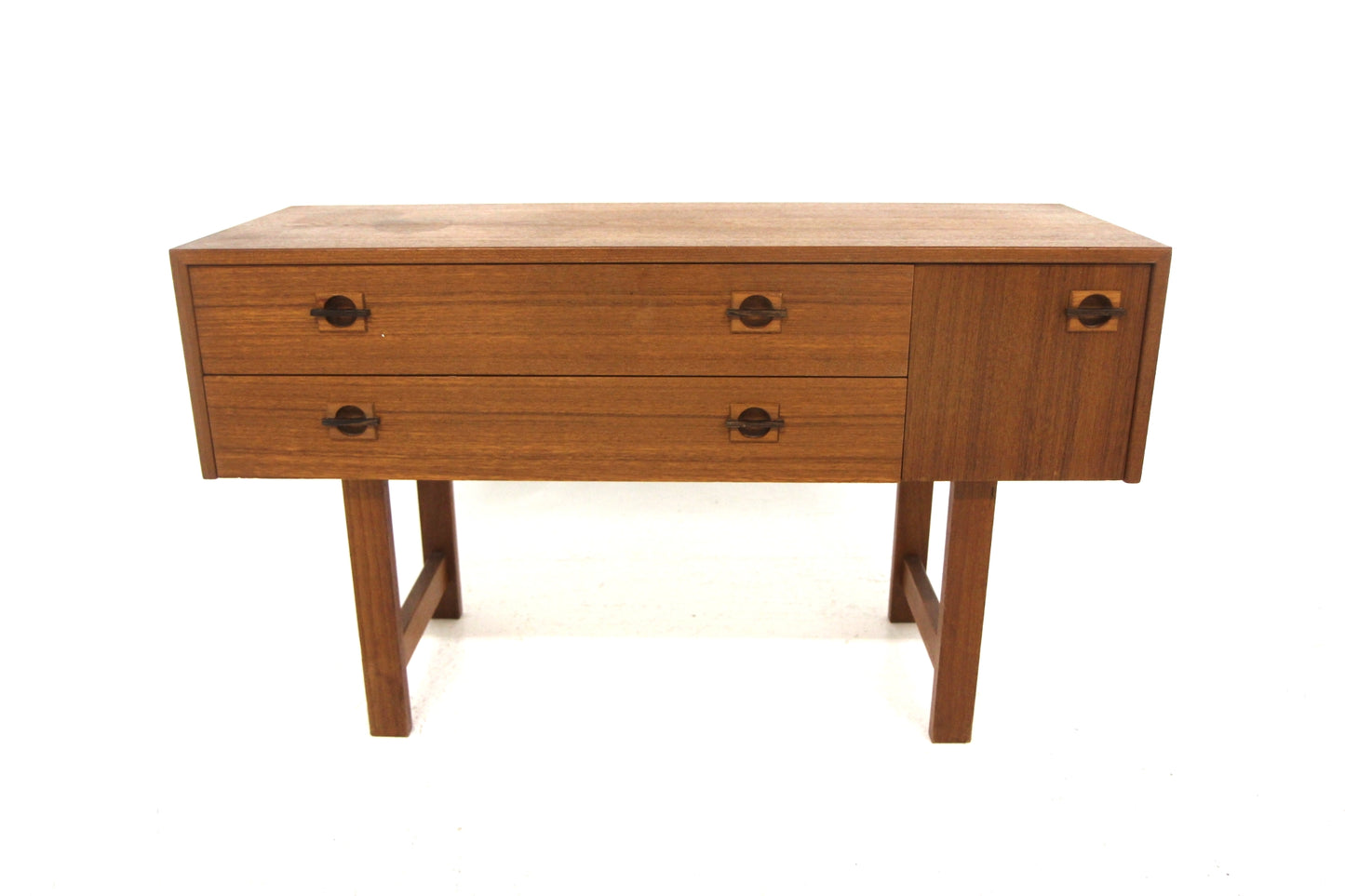 Cassettiera - mobile porta-tv design svedese vintage anni 50 [sw28509] misure L.84 H.50 P.30