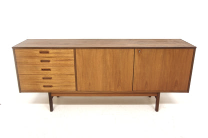 Sideboard design svedese vintage anni 60 [sw28544] misure L.186 H.76 P.44