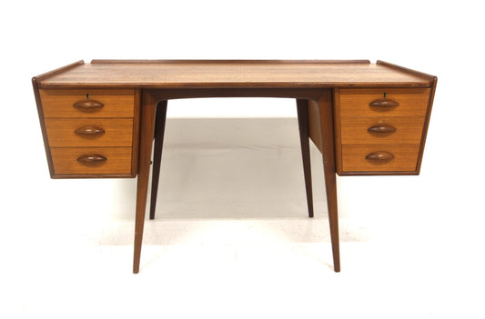 Scrivania PL Uddebo Svante Skogh design svedese vintage anni 60 [sw28553] misure L.135 H.74 P.70