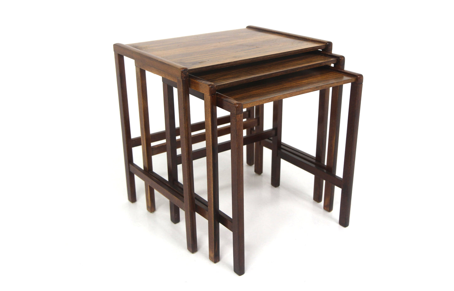 Tavolini Tris "Osby" Erik Wørtz design svedese vintage anni 60 [sw28561] misure L.49 H.50 P.37