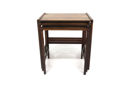 Tavolini Tris "Osby" Erik Wørtz design svedese vintage anni 60 [sw28561] misure L.49 H.50 P.37