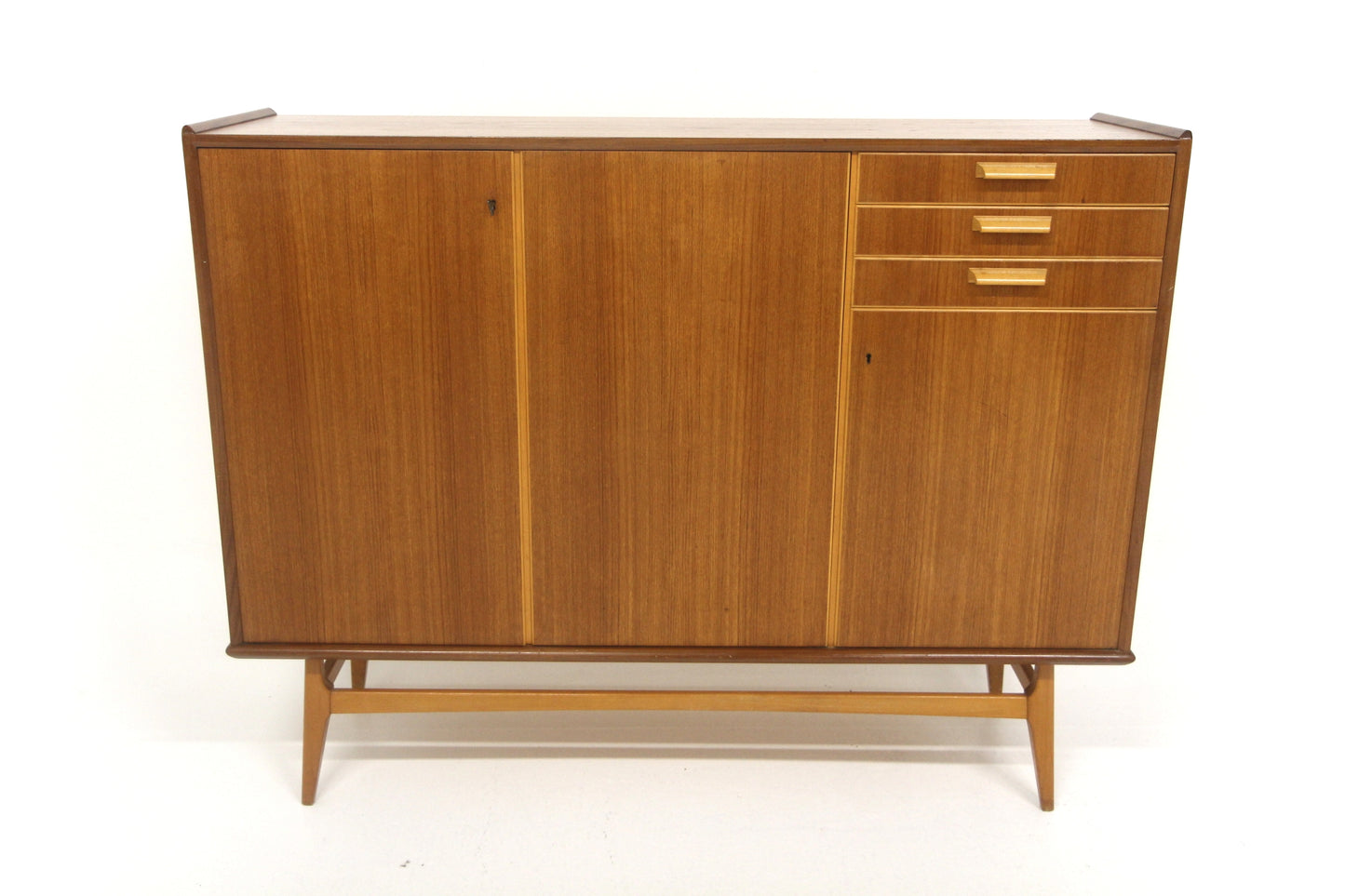 Credenza design svedese vintage anni 50 [sw28569] misure L.148 H.115 P.46
