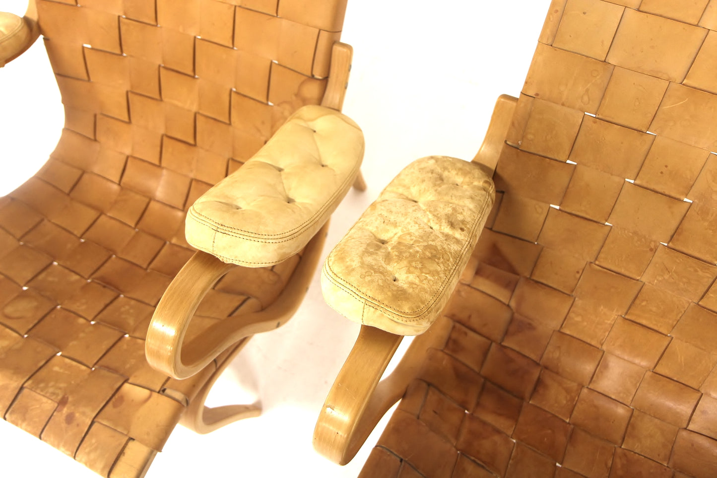 Poltrone coppia Pernilla Bruno Mathsson design svedese vintage anni 70 [sw28641] misure L.72 H.100 P.82