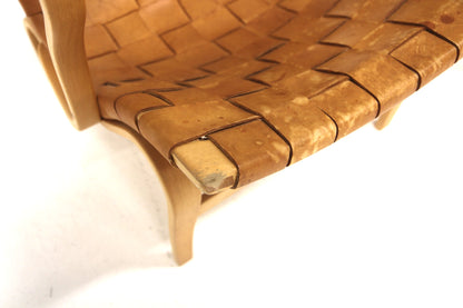 Poltrone coppia Pernilla Bruno Mathsson design svedese vintage anni 70 [sw28641] misure L.72 H.100 P.82