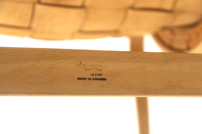 Poltrone coppia Pernilla Bruno Mathsson design svedese vintage anni 70 [sw28641] misure L.72 H.100 P.82