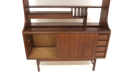Libreria design danese vintage anni 60 [sw28646] misure L.121 H.160 P.43