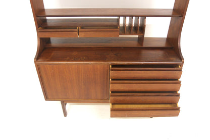 Libreria design danese vintage anni 60 [sw28646] misure L.121 H.160 P.43