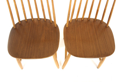 Sedie Nässjö Stolfabrik design danese vintage anni 70 [sw28683] misure L.42 H.83 P.47