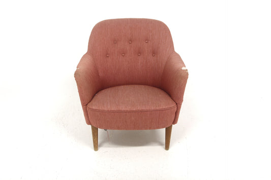 Poltrona Carl Malmsten design svedese vintage anni 60 [sw28688] misure L.71 H.80 P.76