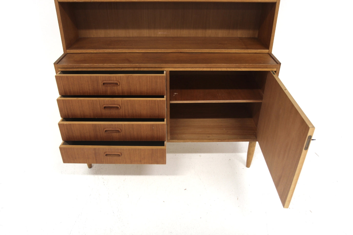 Libreria design danese vintage anni 50 [sw28694] misure L.115 H.156 P.40
