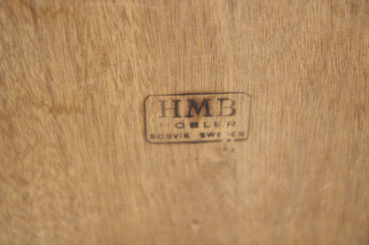 Tavolino HMB Möbler design danese vintage anni 60 [sw28702] misure L.65 H.50 P.40