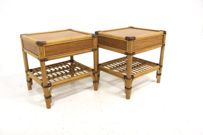 Comodini coppia Kenneth Bergenblad design svedese vintage | sw28713