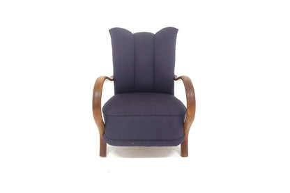 Poltrona design danese vintage anni 30 [sw28715] misure L.64 H.84 P.85